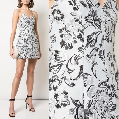 Alice + Olivia Tayla Structured Lantern Mini Dress Size 10 NWT