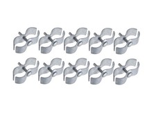 10 Set Chain Link Fence Clamps 1-5/8" Dog Kennel Panel Clamp for round Pipe Fram