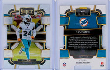 2023 Panini Select - Cam Smith Concourse Silver Holo Die Cut RC Miami Dolphins