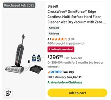 Bissell Crosswave OmniForce Edge All-in-One Multi-Surface Cleaner 3930