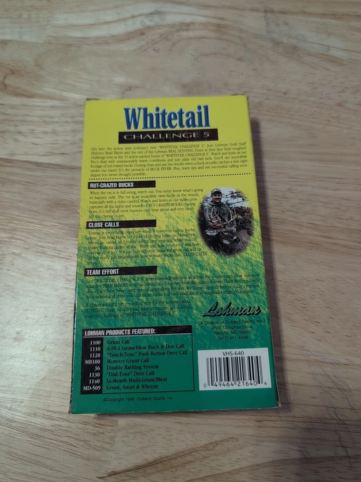 Whitetail Challenge 5 VHS - Image 2 of 4