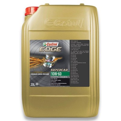 CASTROL EDGE SUPERCAR 10W-60 Motoröl 20L BMW / ASTON MARTIN / FERRARI // 1595DB 