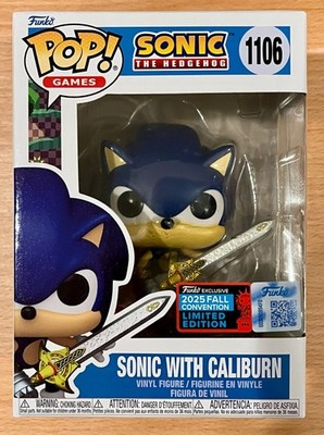 Funko Pop! Games #1106-Sonic with Caliburn-NYCC 2025 Fall Convention shared excl