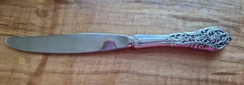 REED/BARTON STERLING Florentine Lace, Hollow Handle Knife, 8.75" Modern SCRAP?