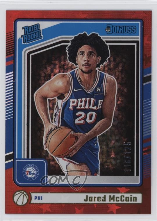 2024 Donruss Rated International Red Stars /125 Jared McCain #228 Rookie RC 1pi4