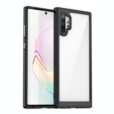 Samsung Galaxy Note10+ 5G Hülle Acryl TPU Schwarz Color Series