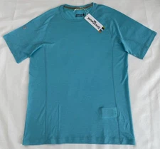 Smartwool Men’s Blue Active Ultralite Short Sleeve Shirt Size Small NWT MSRP $60