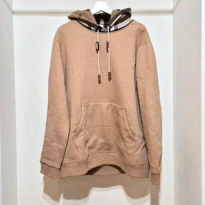 Burberry Checked Trimming Cotton Hooded Long Sleeve 309825 151664637 [P] - Photo 1/4