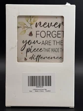 Motivational Acrylic Sign Positive Quote Office or Home Desk Decor 4x4 Inch