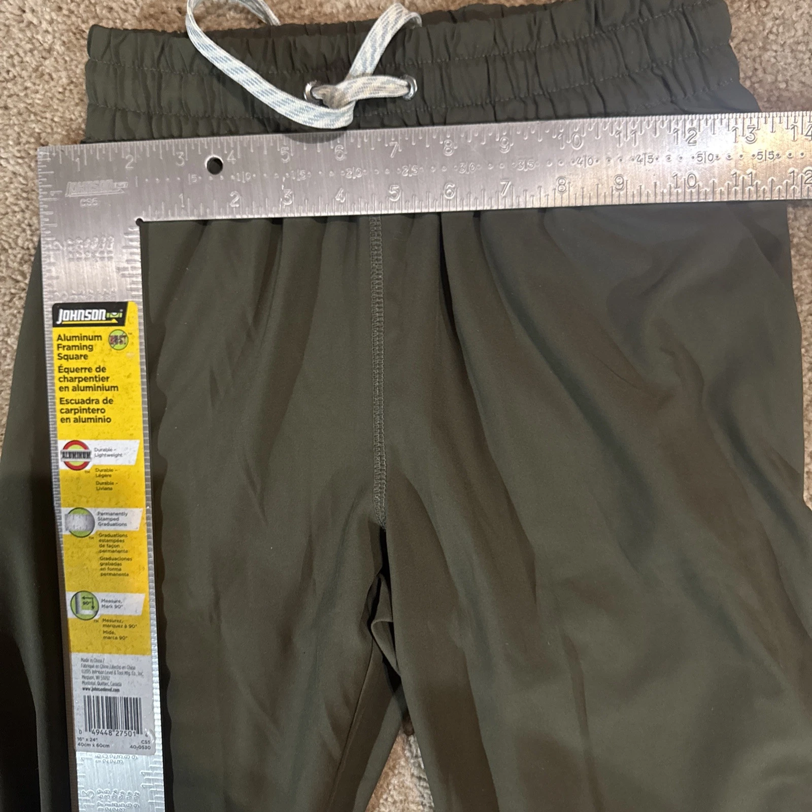 vuori performance jogger pockets euc pants