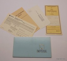 New Old Stock Original Mopar 1983 Chrysler Imperial Glovebox Owners Manual Set