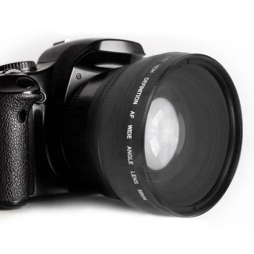 58mm 0.45X Wide Angle Macro Lens For Nikon D7500 D5200 D5300 D3100 D3300 D3400 - Picture 3 of 12