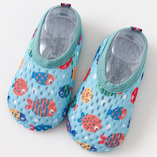 Kids Toddler Floor Socks Shoes Baby Socks Mesh Non-slip House Cartoon Slippers - Picture 14 of 23