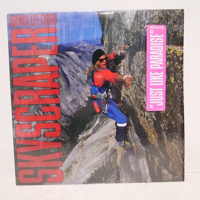 DAVID LEE ROTH / SKYSCRAPER US PRESSING LP W/ INNER, SHRINK, HYPE STICKER