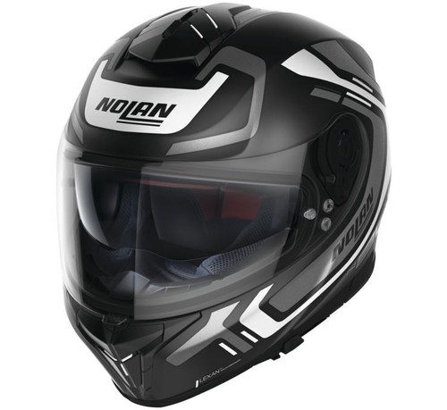 Nolan Helmets N80-8 Ally Helmet Flat Black/White 2XL N885275680388