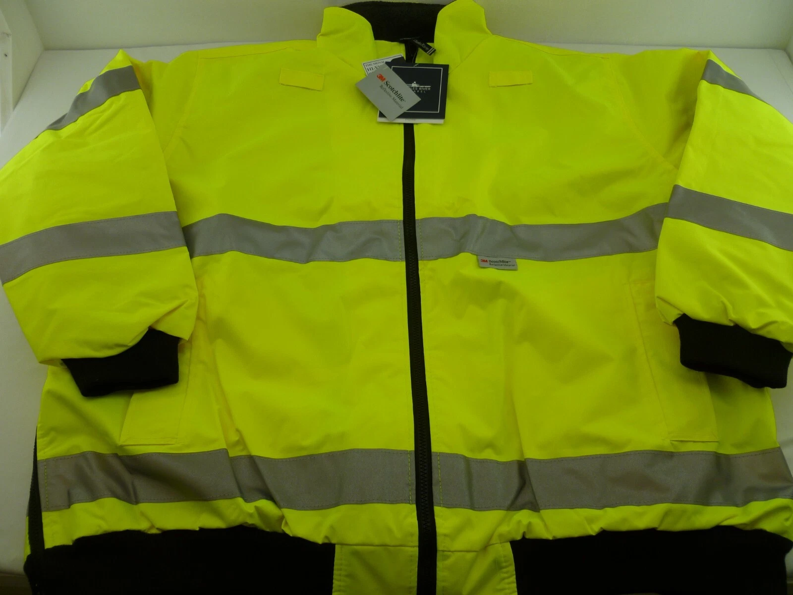 Charles River Hi Vis Jacket, Lime Green, 3XL (9732)