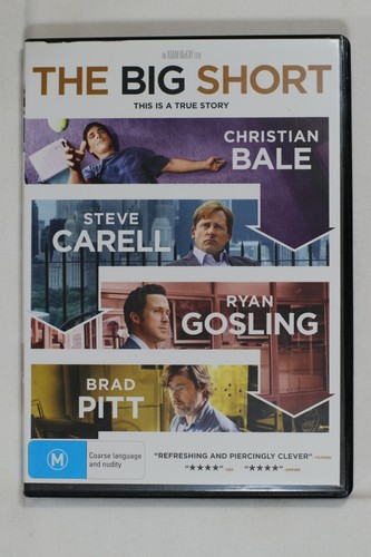 The Big Short (DVD,2016) Christian Bale Steve Carell Region 4 Preowned ...