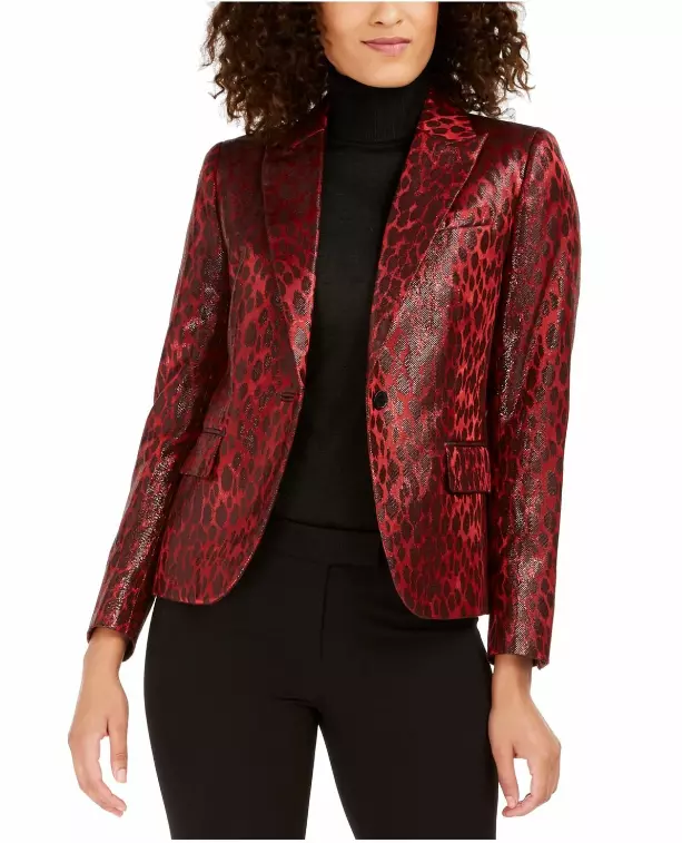 Anne klein cheap jacquard jacket