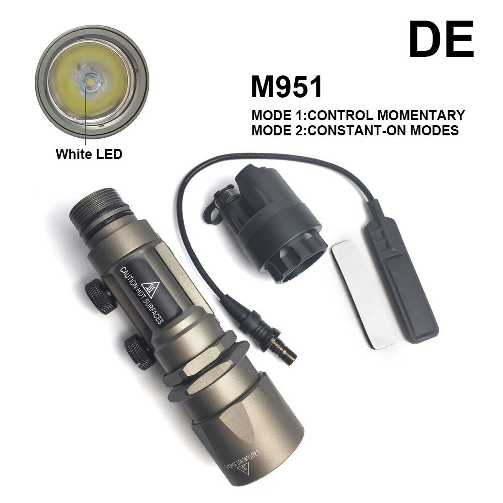 M951 Weapon Light LED Constant & Momentary Tactical Flashlight w