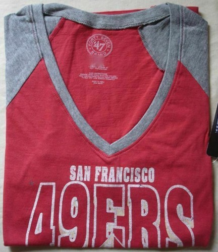 '47 Brand NFL San Francisco 49ers Women Ballpark T-Shirt Medium - Picture 4 of 7