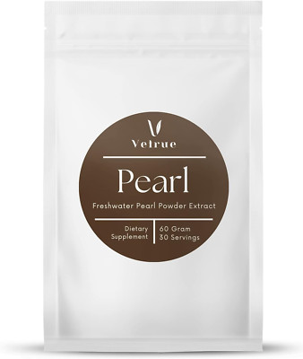 Pure Pearl Powder | 60 Grams |100% Natural Ingredients from Fresh Water | Non-Gm
