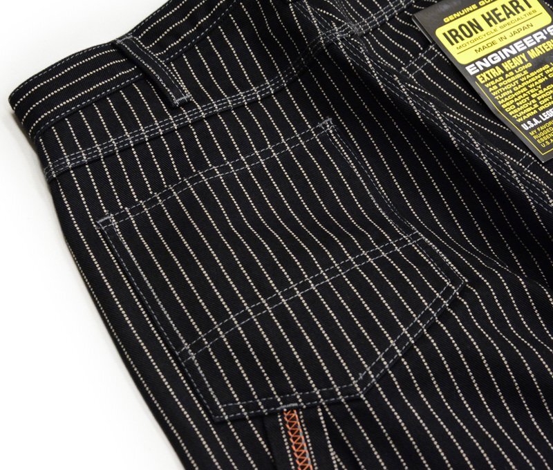 Iron Heart 814 12oz Wabash Engineer Painter Pants 32-40in Black