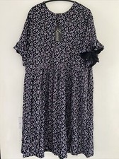 Limited Collection Mixed Floral Plus Size Dress Size20