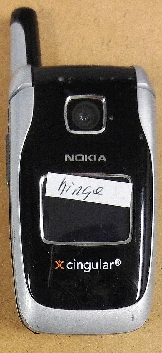 Nokia 6102 / 6102b - Black and Silver ( AT&T / Cingular ) Rare