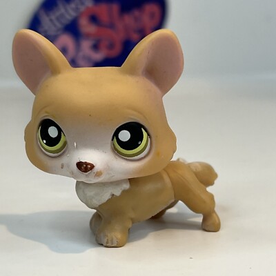 Littlest Pet Shop LPS #2290 - Chien Corgi Original Hasbro - Authentique Figurine
