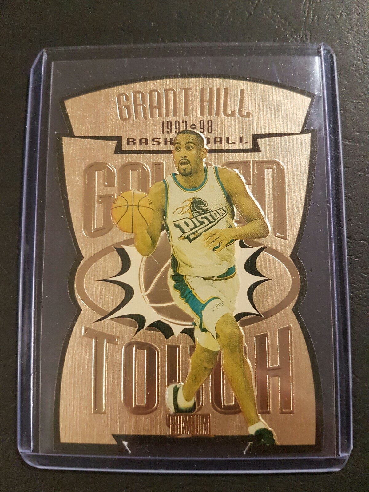 1997-98 Skybox Premium 🔥 GOLDEN TOUCH 🔥 Grant Hill *RARE Insert* 1:360 pks
