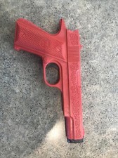 Vintage The Ohio Art Co. Red Cowboy Toy Dart Gun Untested As Is