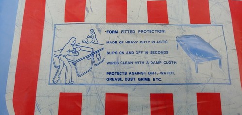 Vintage NOS BIG 5 Sunshine Cover & Tarp Inc. TABLE TENNIS COVER Fits 5x9 Tables - 第 7/12 張圖片