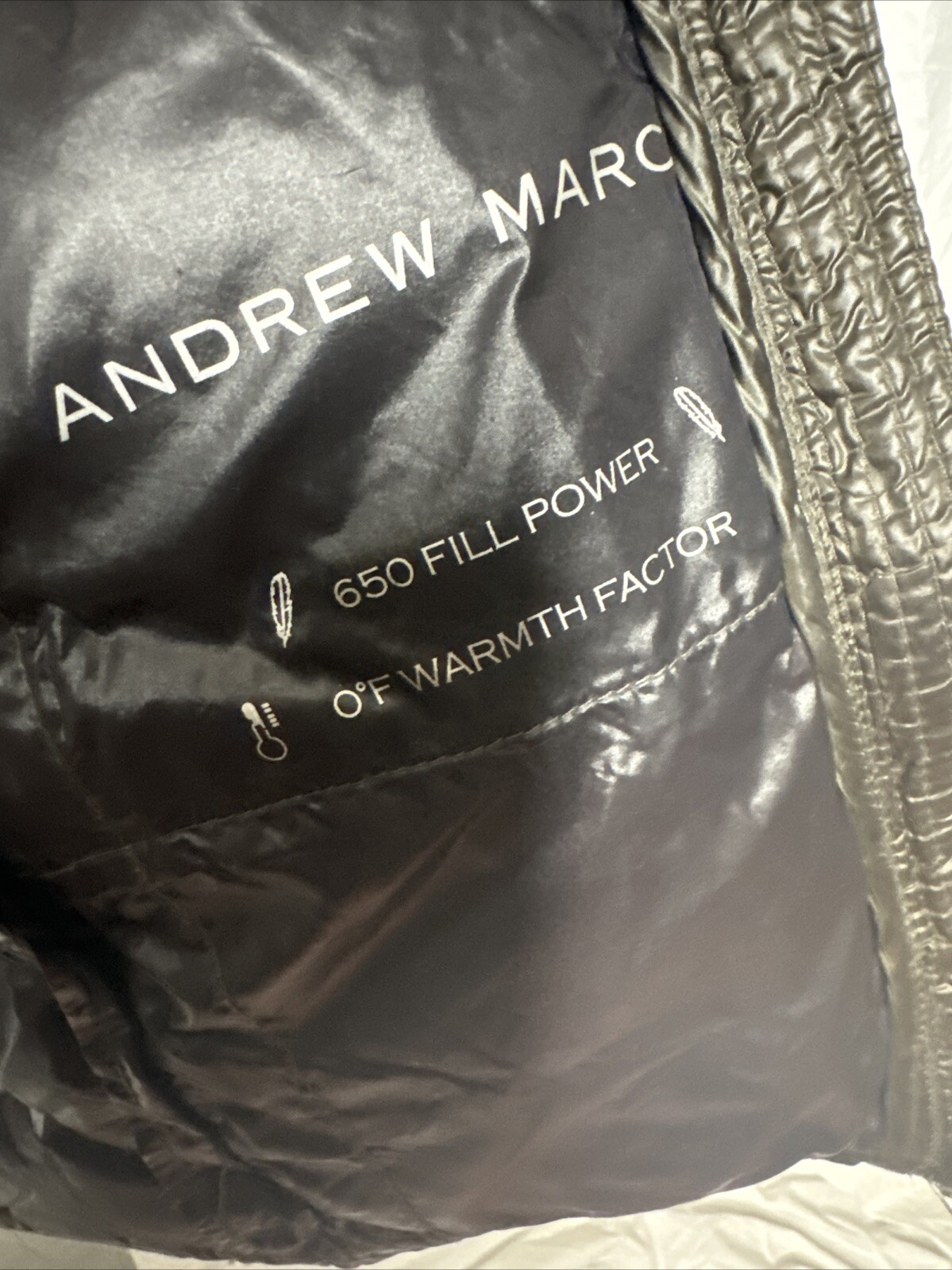 ANDREW MARK Packable Down Jacket S Premium 650 Fi… - image 9
