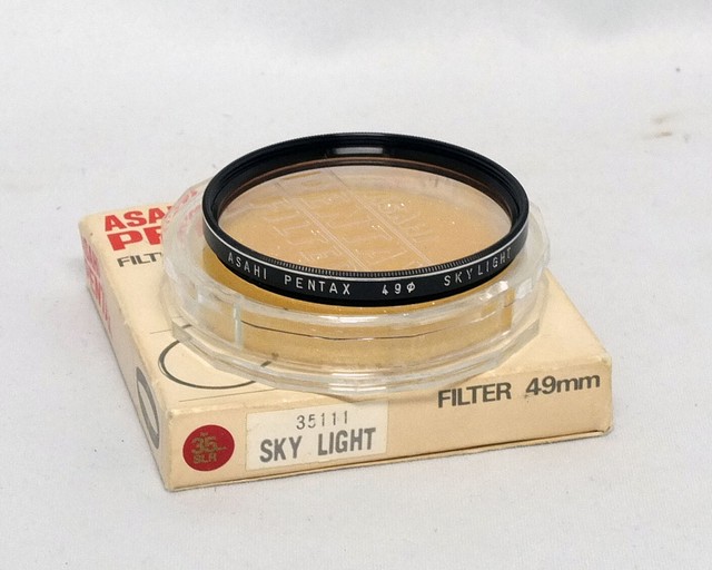 Asahi Pentax 49mm Skylight Filter 35mm SLR Film DSLR Digital NEW eBay