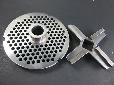 #52 x 3/16'' (4.5 mm) holes Meat Grinder plate & knife  Hobart Biro Berkel
