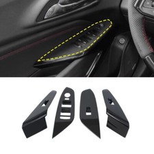 Cubierta de panel de interruptor de elevación de ventana negro brillante 4X para Chevrolet Trax 2023 2024