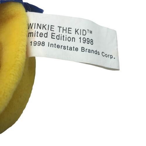 Vintage Hostess Twinkie The Kid Plush Stuffed Limited Edition 1998 Interstate 9" - Picture 5 of 6
