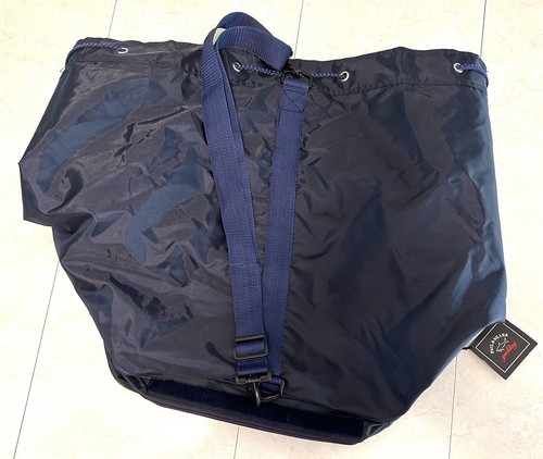 PAUL & SHARK Unisex M/W Large Draw String Foldable Shoulder Bag. Logo on Front - Picture 13 of 17