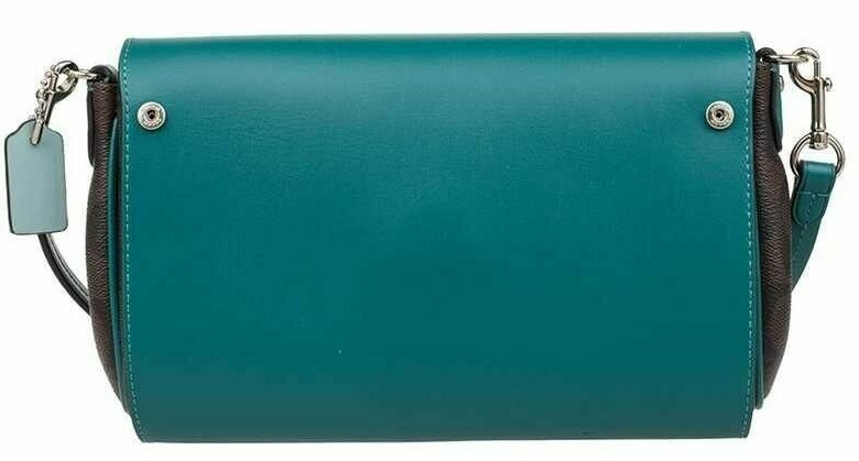 Coach Signature Reversible Crossbody Bag Teal/ Light Blue F59534