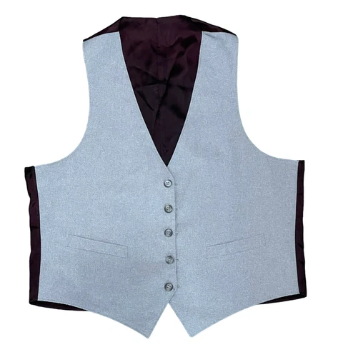 Vintage Sears Roebuck & Co. Vest Reversible Medium Waistcoat 44 Inch Chest Men's - product listing photo