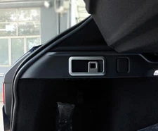 Matte Rear Tail Box Trunk Hook Pothook Cover For Jaguar F-PACE 2016-2019