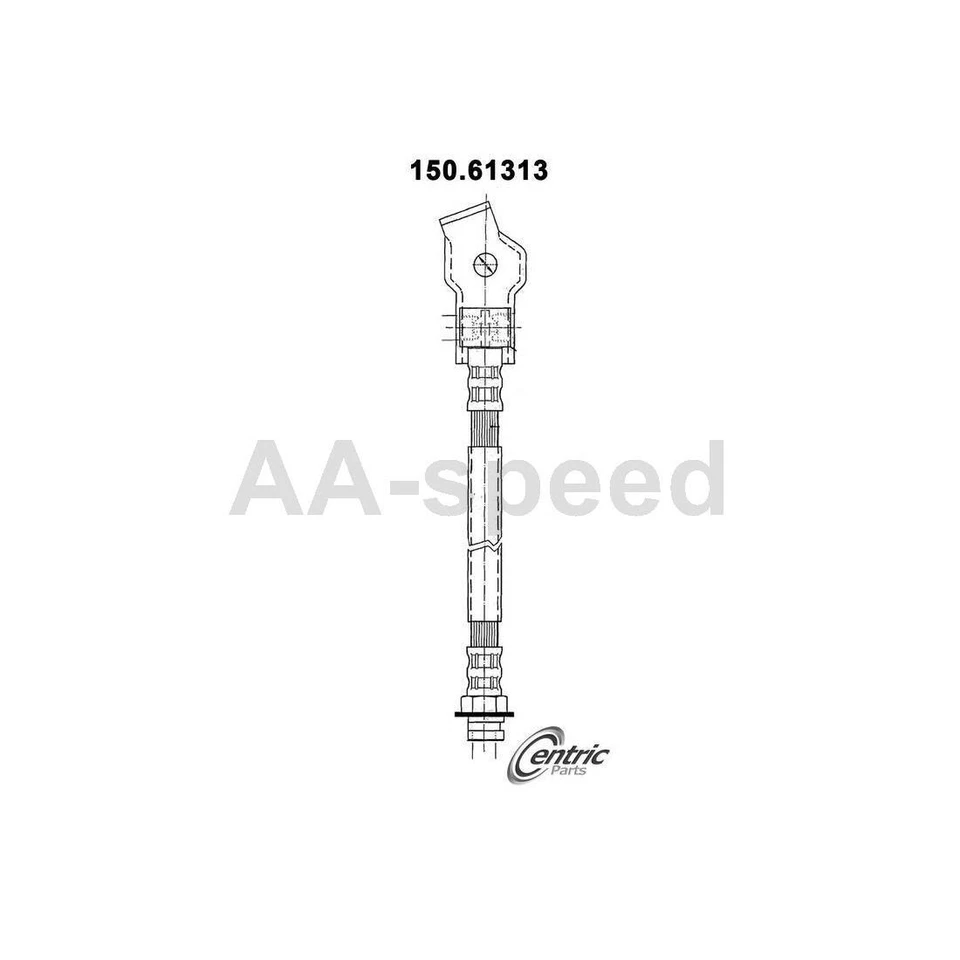 Línea de freno de manguera hidráulica de freno delantero trasero para Mercury Colony Park 1991 1990 Foto 4 de 4