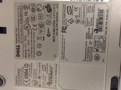 Dell Latitude D630 Laptop Intel Core 2 Duo 2.20Ghz 80Gb 3GB Battery Working - Picture 16 of 16