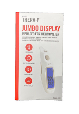 HoMedics TheraP TS29 digitales Infrarot Fieberthermometer weiß Jumbo Display