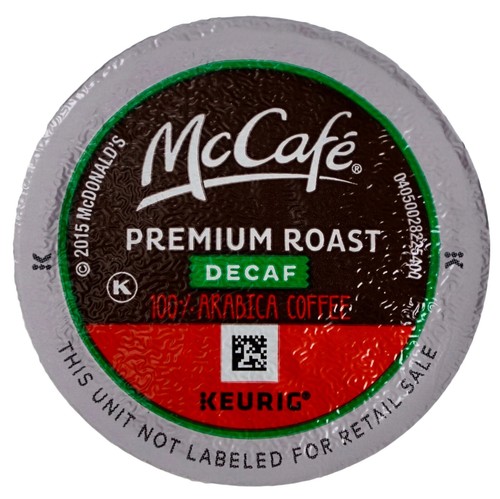麦当劳McCafe 脱咖啡因咖啡中度烘焙咖啡 