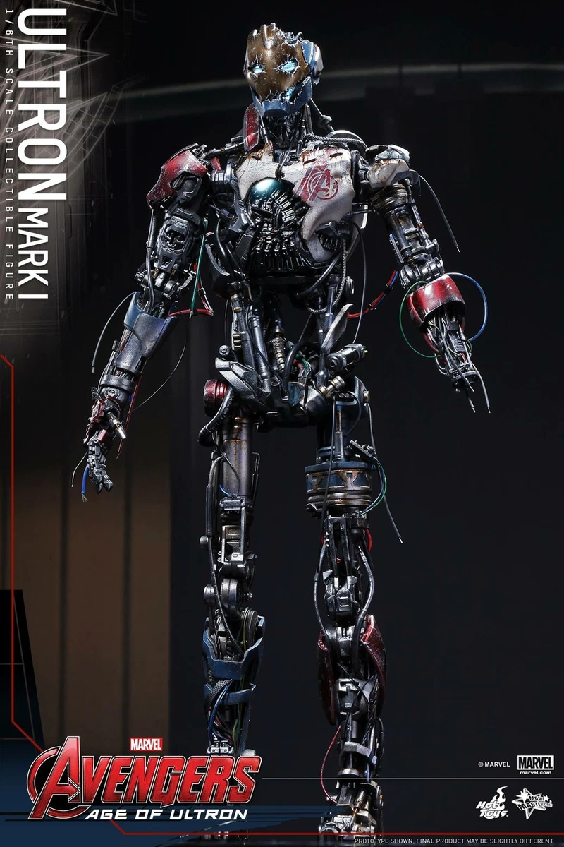 1/6 HOT TOYS MMS292 MARVEL AVENGERS ULTRON MK1 MARK I MOVIE FIGURE