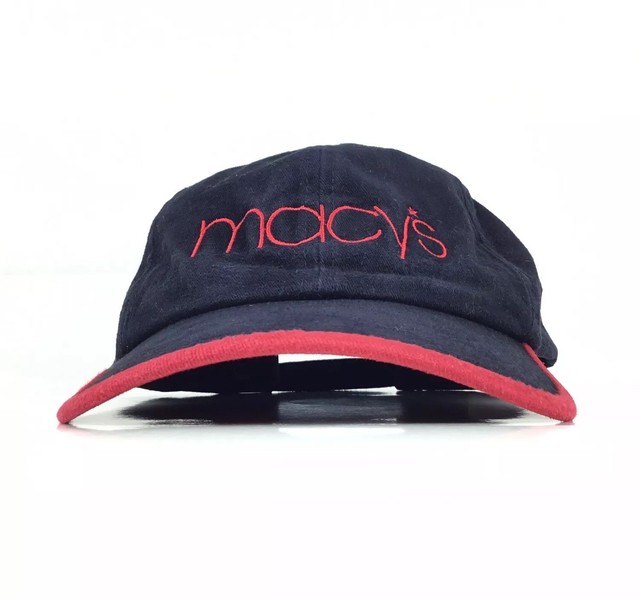 Macy’s (Mall Department Store) Black Baseball Cap Hat Adj Adult Size