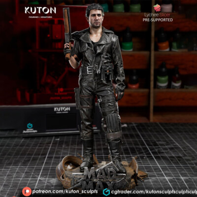Mad Max 1/8 3D Printing Model Kit Unpainted Unassembled GK 23cm
