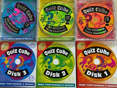 Cheatwell QUIZ CUBE Die ultimative triviale Herausforderung Audio CD Quiz Spiel! Unverpackt.
