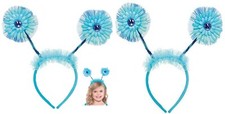 Lot 2 Aqua Fairy Head Bopper Headband Tinkerbell Periwinkle Headbopper Antenna